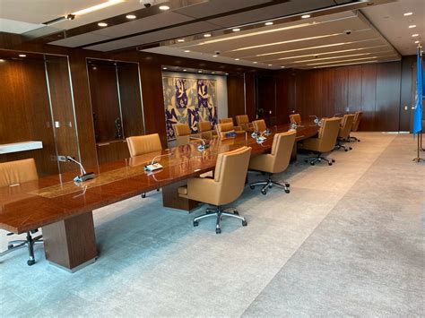 Renovated Secretary-General Suite: Conference/Dining Room | United ...