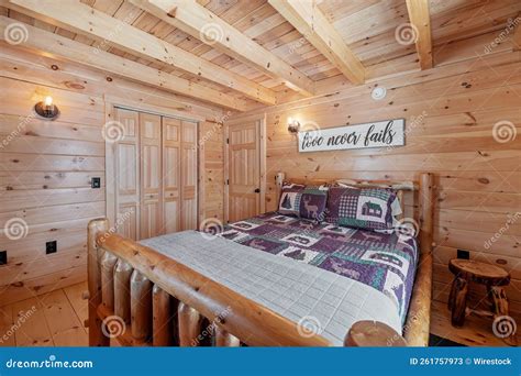 Room Interior of Log Cabin in Mountains Stock Image - Image of floor, modern: 261757973