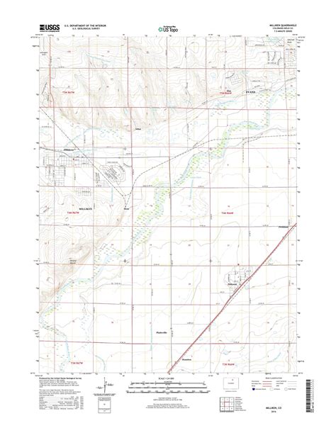 MyTopo Milliken, Colorado USGS Quad Topo Map