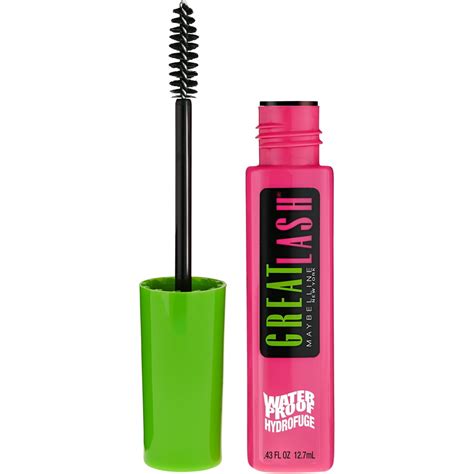 Maybelline Great Lash Waterproof Mascara, Brownish Black, 0.43 fl. oz ...