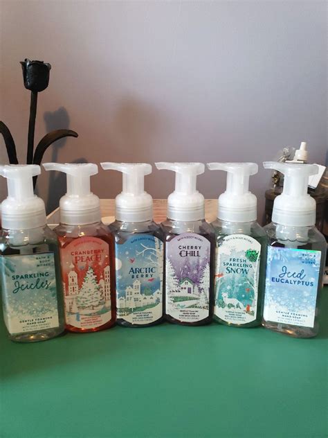 Bath and Body Works 6 Piece Winter Scent Foaming Hand Soap Set ...