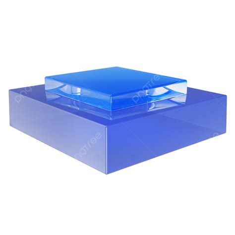 3d Blue Glass Texture Square Booth, 3d Square Booth, 3d E Commerce ...