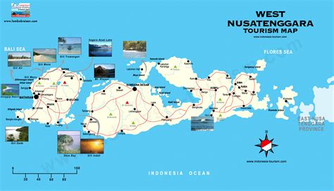 West Nusa Tenggara Map - Peta Nusa Tenggara Barat