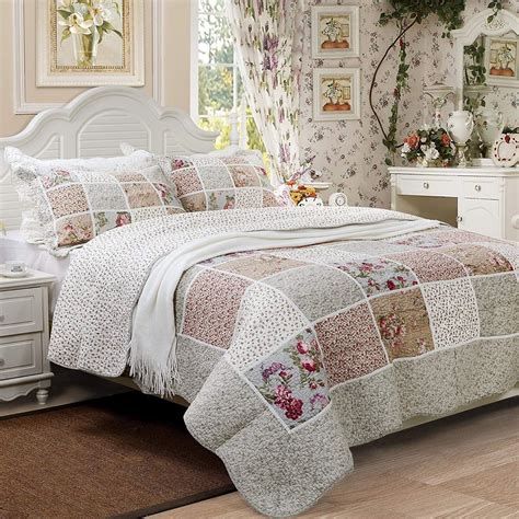 Best Brandream King Size Vintage Patchwork Bedding Set Elegant Cotton ...