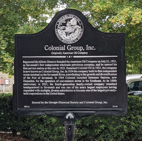 Georgia Historical Society Honors Colonial Group, Inc. as Newest Georgia Business History ...