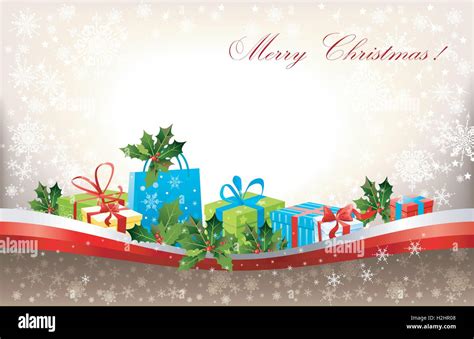 Christmas gifts background Stock Vector Image & Art - Alamy