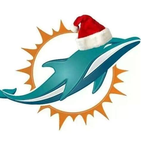 Merry Miami Dolphins Christmas! | Miami dolphins logo, Miami dolphins ...