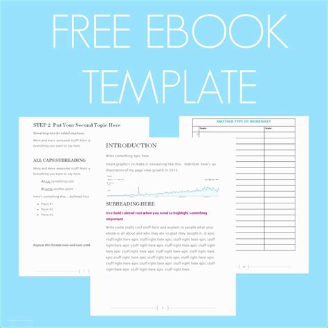 54 Free Ebook Templates for Microsoft Word | Heritagechristiancollege