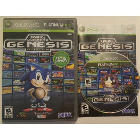 Sonics Ultimate Genesis Collection Microsoft Xbox 360