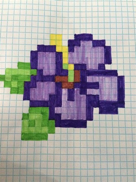 Graph Paper Drawings, Graph Paper Art, Cute Drawings, Easy Pixel Art ...