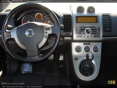 SE-R Charcoal Interior Dashboard for the 2007 Nissan Sentra SE-R Spec V ...