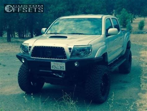 Wheel Offset 2007 Toyota Tacoma Suspension Lift 6 Custom Rims | Custom ...