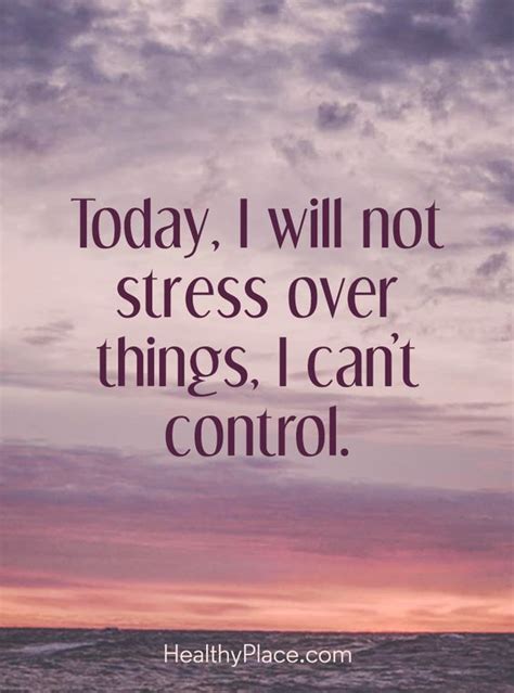 no stress inspirational anxiety quote | girlterestmag