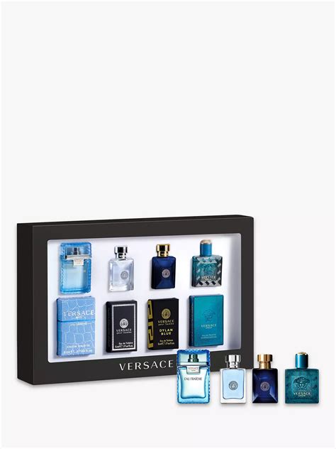 Versace Men's Deluxe Mini Collection Fragrance Gift Set at John Lewis & Partners