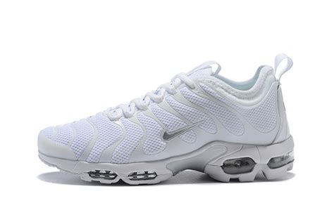 Nike Air Max Plus TN Unisex Running Shoes All White - Febbuy