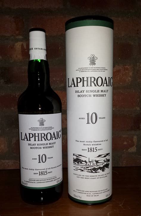 Whisky Review: Laphroaig 10 Year Old Single Malt Scotch Whisky - Fine Tobacco NYC