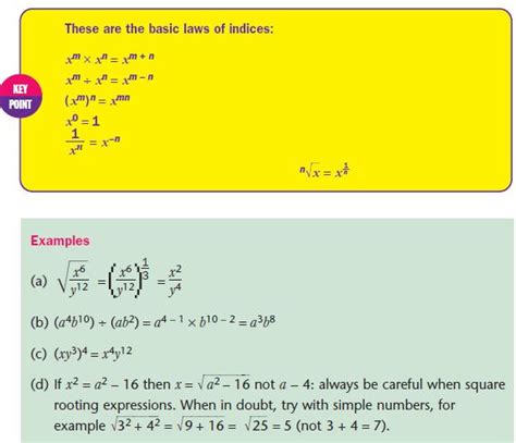 Indices in algebra | gcse-revision, maths, number-and-algebra, algebra, indices-algebra ...