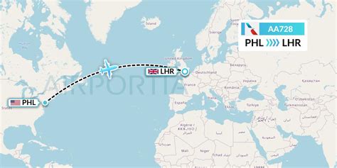 AA728 Flight Status American Airlines: Philadelphia to London (AAL728)