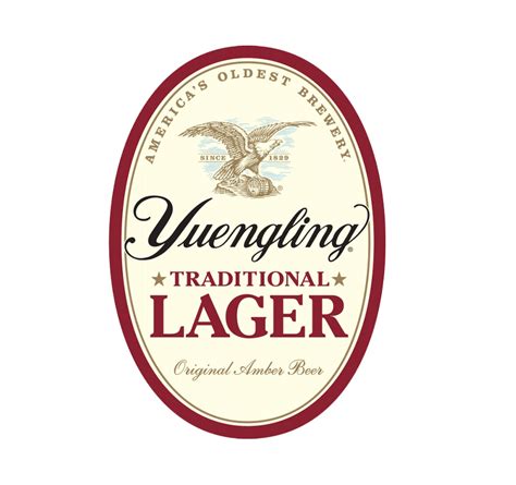 Lager Oval Metal Sign - Yuengling