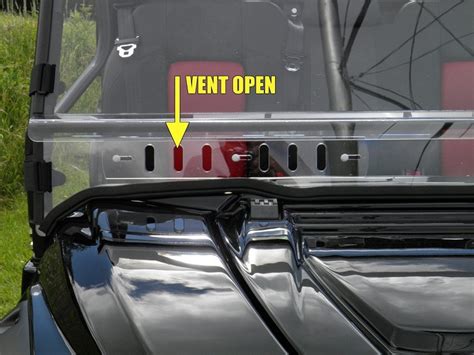 Polaris General Crew 1-Pc Windshield with Optional Vents by GCL - POLGNC-LX1