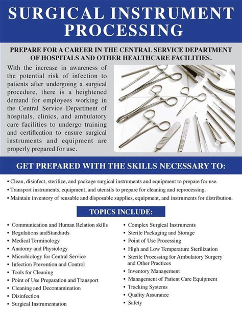 Surgical Instrument Processing Certificate Program How To Find ...