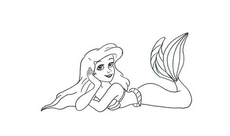 Little Mermaid Line Art : Little Mermaid Line-art By Zupano On ...