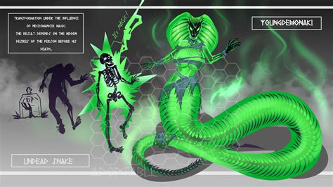 Undead Snake Transformation (SOLD) by Youngdemon on DeviantArt