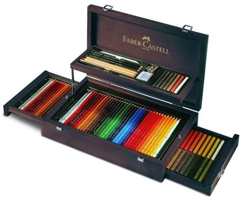 Faber-Castell Art and Graphic Collection Mahogany Vaneer Case