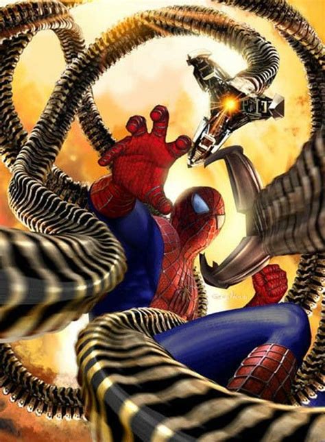 Spider-Man vs Doctor Octopus by Greg Horn | Amazing spiderman, Marvel spiderman, Spiderman art