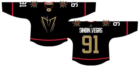 Vegas Golden Knights 3rd Jersey Concept - SinBin.vegas