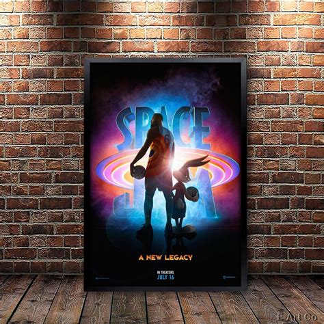 Space Jam Lebron James Movie Poster. – Poster | Canvas Wall Art Print ...