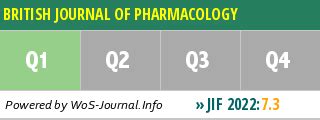 BRITISH JOURNAL OF PHARMACOLOGY - Impact Factor, Quartile, Ranking