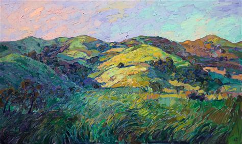 Emerald Hills - Erin Hanson Contemporary Impressionism Art Gallery in Carmel-by-the-Sea and San ...