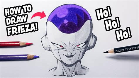 How To Draw FRIEZA! - Step By Step Tutorial! Ho Ho Ho! - YouTube