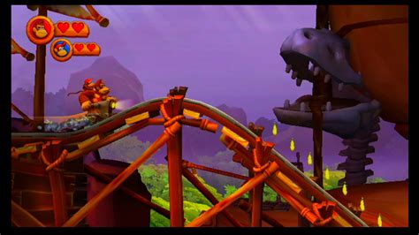 Donkey Kong Country Returns 100% Co-op Walkthrough level 6-2, 720p HD (NO COMMENTARY) - YouTube