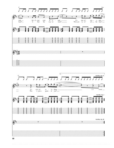 Linger By The Cranberries - Digital Sheet Music For Guitar TAB ...