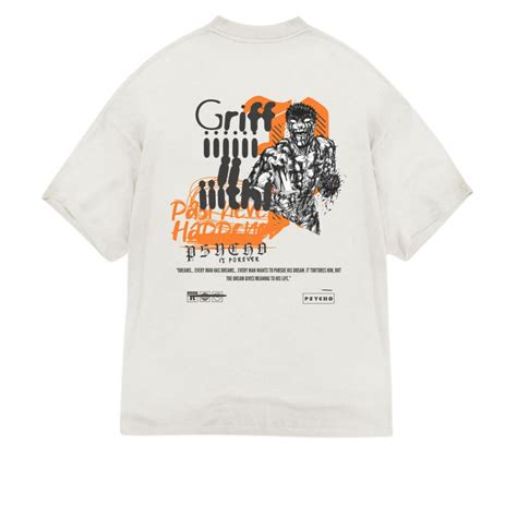 Oversized Guts Scream Berserk - Off White