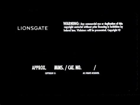 Custom Lionsgate VHS Label by x-manthemovieguy on DeviantArt