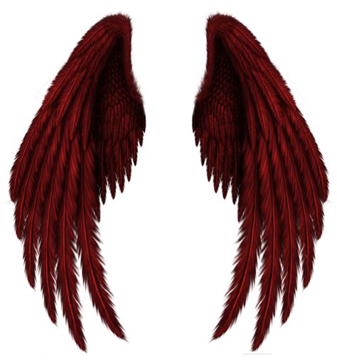 Transparent Red Wings PNG Clipart Picture | Angel wings png, Wings png ...