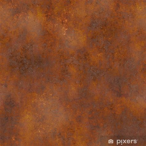 Seamless Rust Texture Wall Mural • Pixers® • We live to change