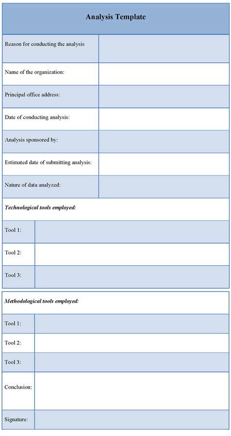 10 Best Analysis Templates images | Templates, Swot analysis template, Stakeholder analysis