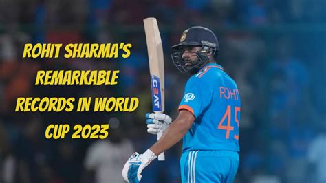 Rohit Sharma New Records in World Cup 2023 | Scoop Dose