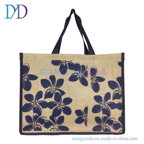 Customized Environmentally Friendly Jute Bags, Wholesale Jute Shopping Bags, Tote Bags - China ...