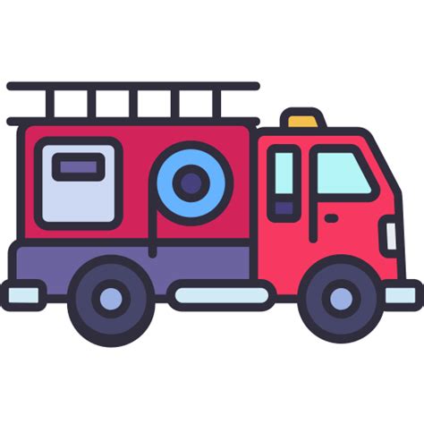 Fire truck Generic Outline Color icon