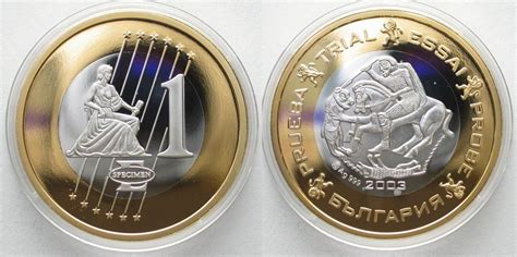 Bulgarien BULGARIA 1 Euro SPECIMEN 2003 silver 25g # 34512 Proof | MA-Shops