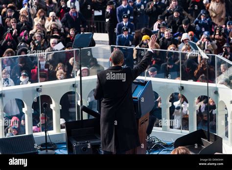 The Inauguration of President Barack Obama, January 20, 2009 Stock ...