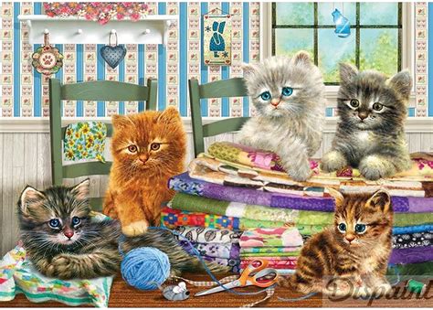 DIY 5D Diamond Painting Kits for Adults Table Cats Full Drill ...