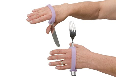 Universal cuff daily living aids and adaptive utensil holders EazyHold