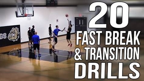 Basketball Fast Break & Transition Drills - Full Court Drills