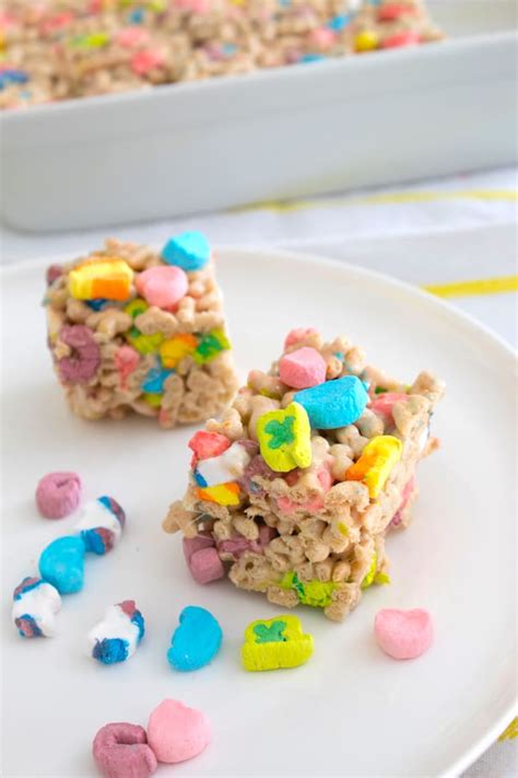 Lucky Charms Cereal Bars - Laughing Spatula